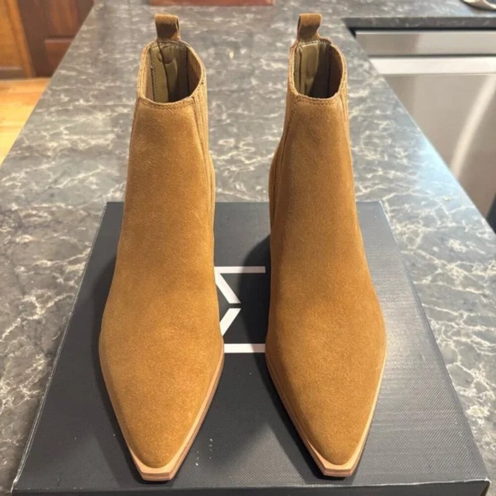 NEW Marc Fisher LTD Yarita Bootie (Medium Natural) - Picture 1 of 8